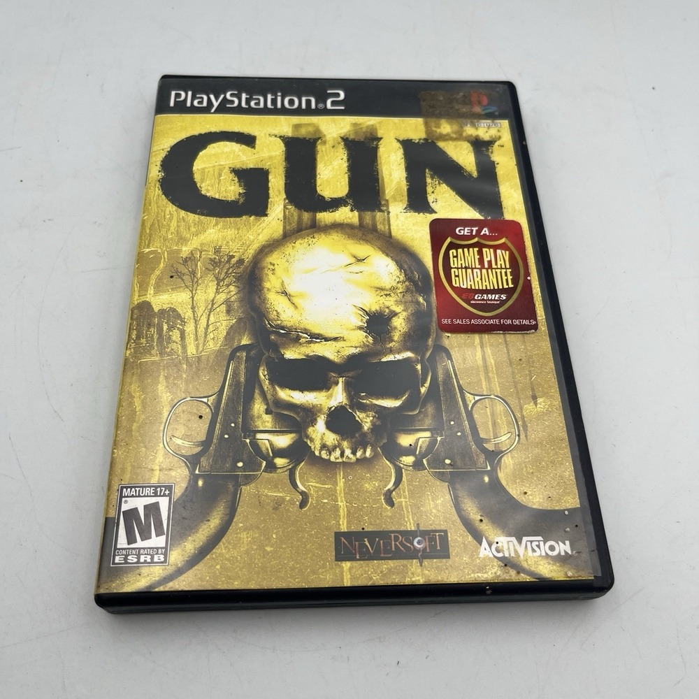 Gun (Sony PlayStation 2, 2005, Activision) CIB Western Video Game PS2
